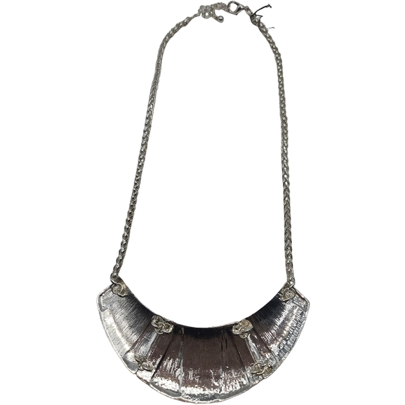 Vintage Carved Statement Necklace - Picture 3 of 5